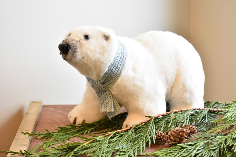 Large polar discount bear stuffed animal